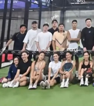 Zize Kepergok Main Padel Bareng Philo (TikTok)